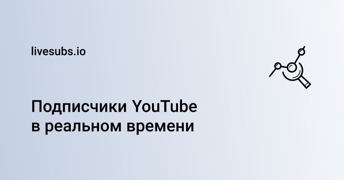 MrBeast — подписчики YouTube в реальном времени | Livesubs